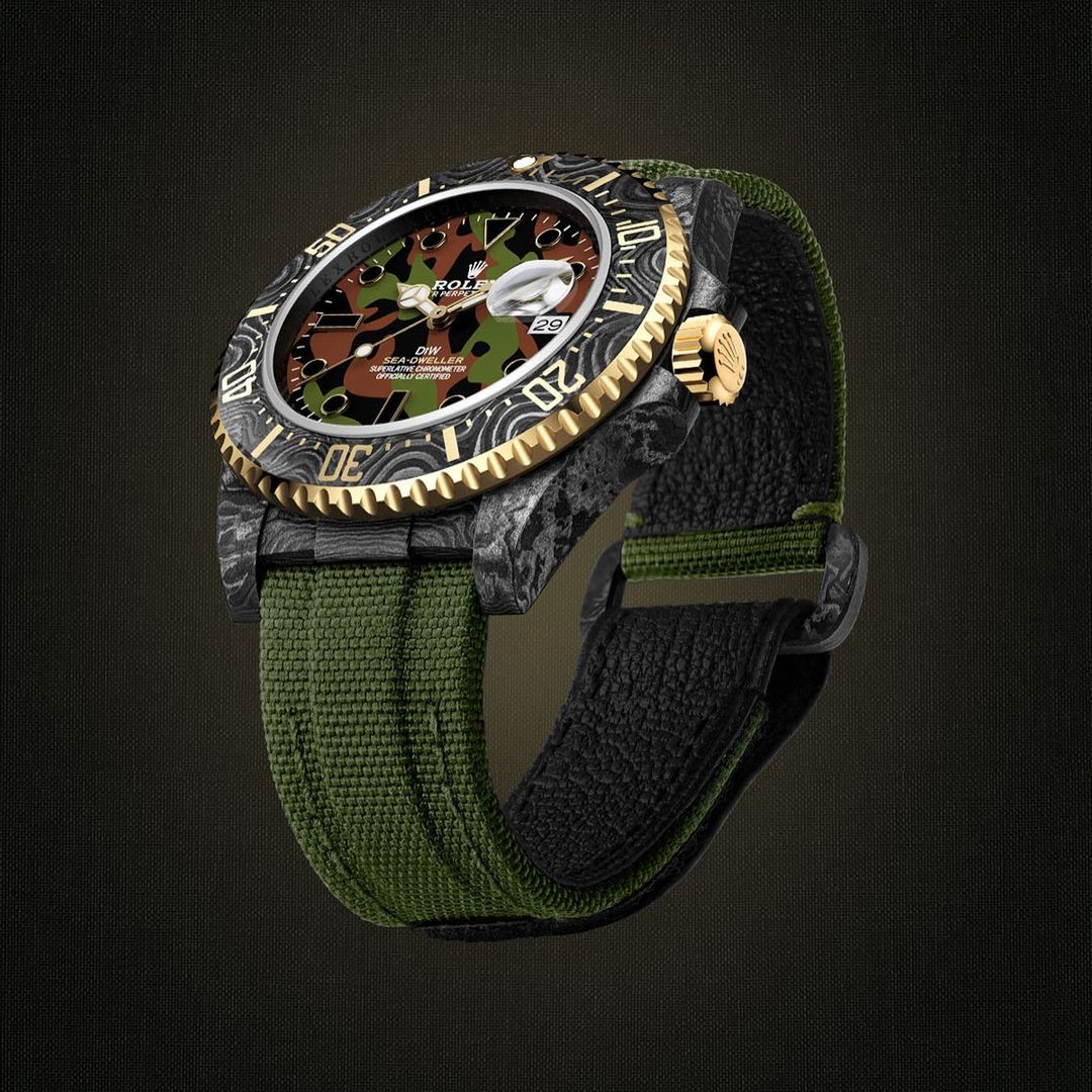 NTPT Carbon DiW Rolex Sea Dweller MILITARY 勞力士 海使型 DiW | WORLDTIMER