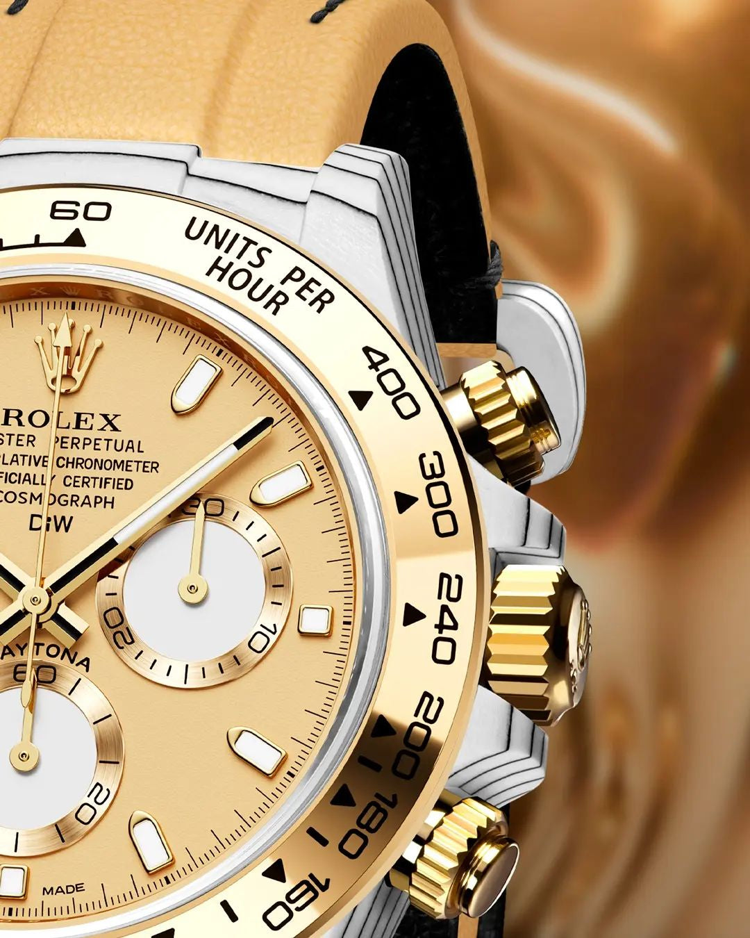 Rolex DiW Quartz Daytona GOLDEN ESSENCE | WORLDTIMER