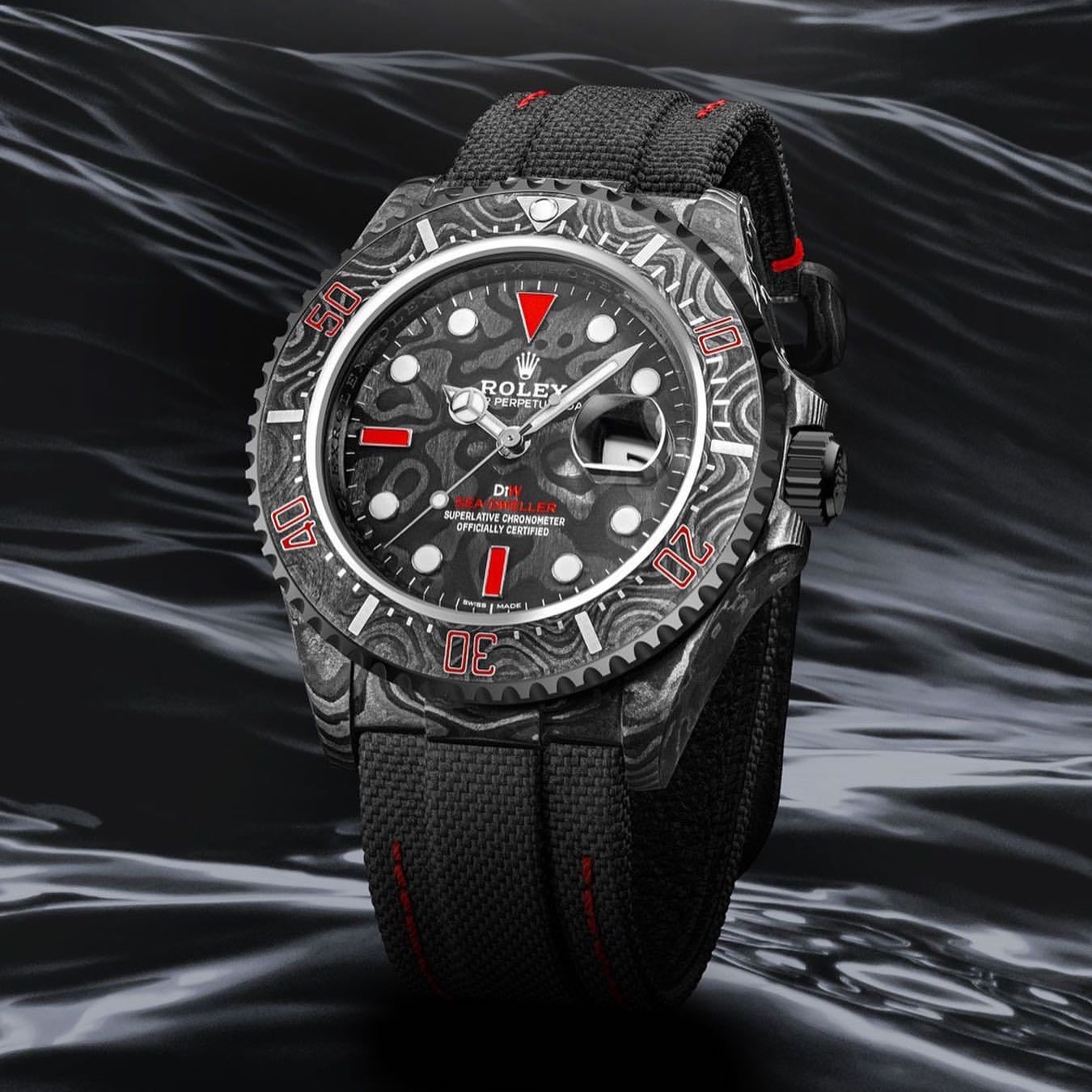 NTPT Carbon DiW Rolex Sea Dweller SPEEDSTER 勞力士 海使型 DiW | WORLDTIMER