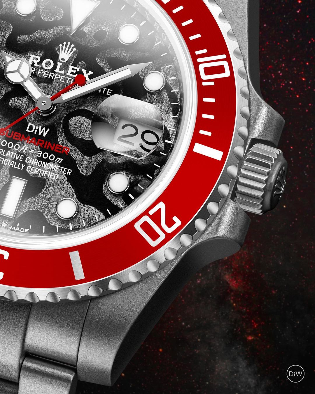 Rolex DiW Submariner PLUTO | WORLDTIMER