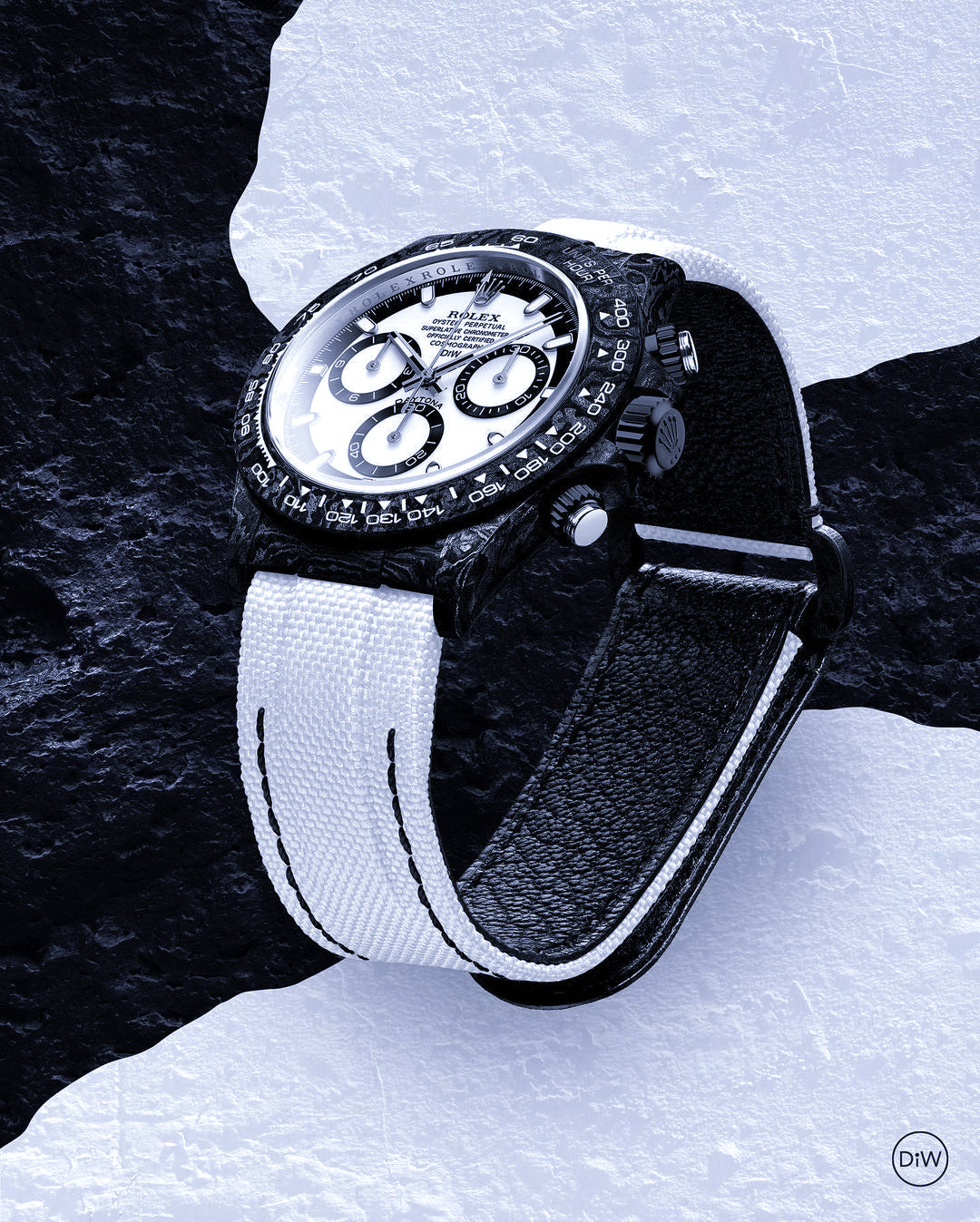 Carbon DiW Rolex Daytona CREAM V2 | WORLDTIMER