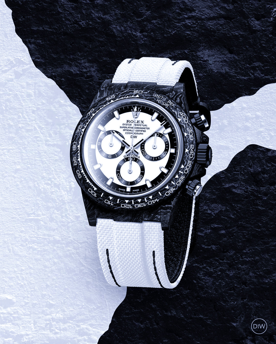Carbon DiW Rolex Daytona CREAM V2 | WORLDTIMER