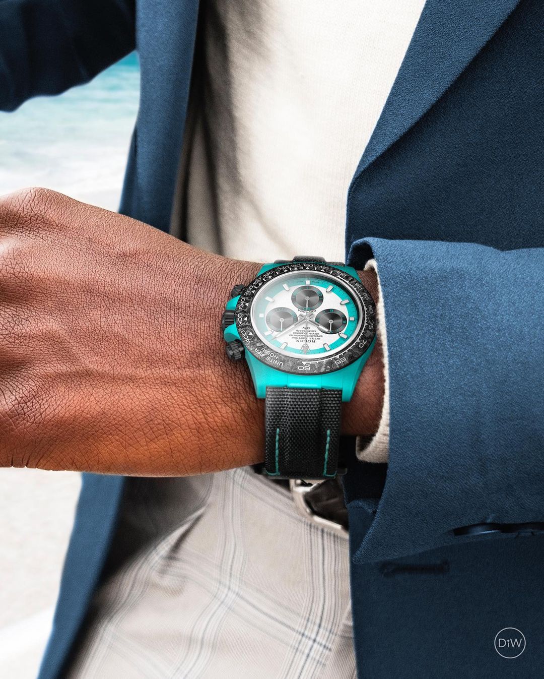 Rolex DiW Daytona CELESTE INVERT 勞力士 地通拿 DiW | WORLDTIMER
