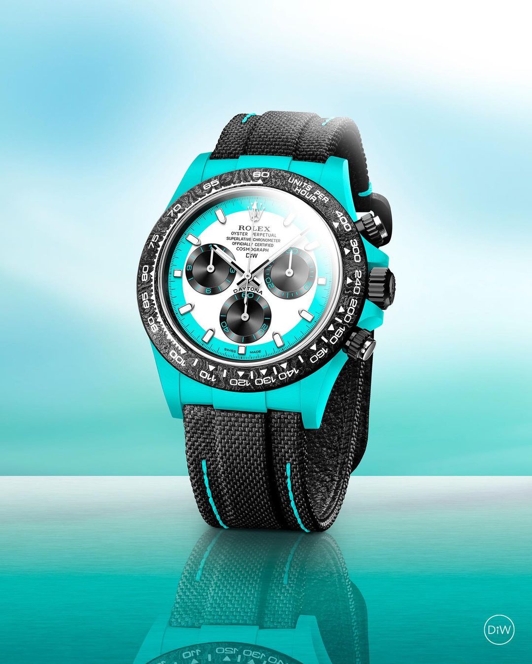 Rolex DiW Daytona CELESTE INVERT 勞力士 地通拿 DiW | WORLDTIMER