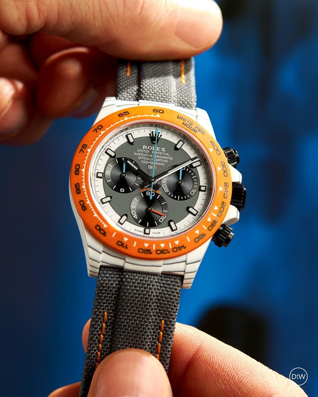 CarboQuartz DiW Rolex Daytona OCELLARIS 勞力士DiW 石英纖維地通拿 | WORLDTIMER
