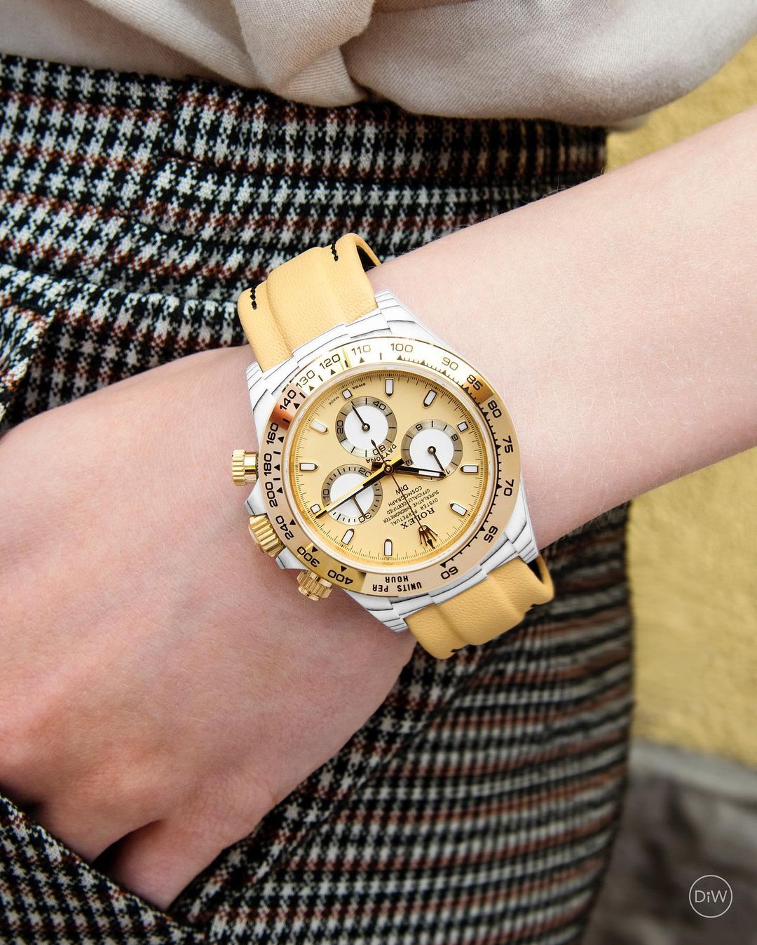 Rolex DiW Quartz Daytona GOLDEN ESSENCE | WORLDTIMER