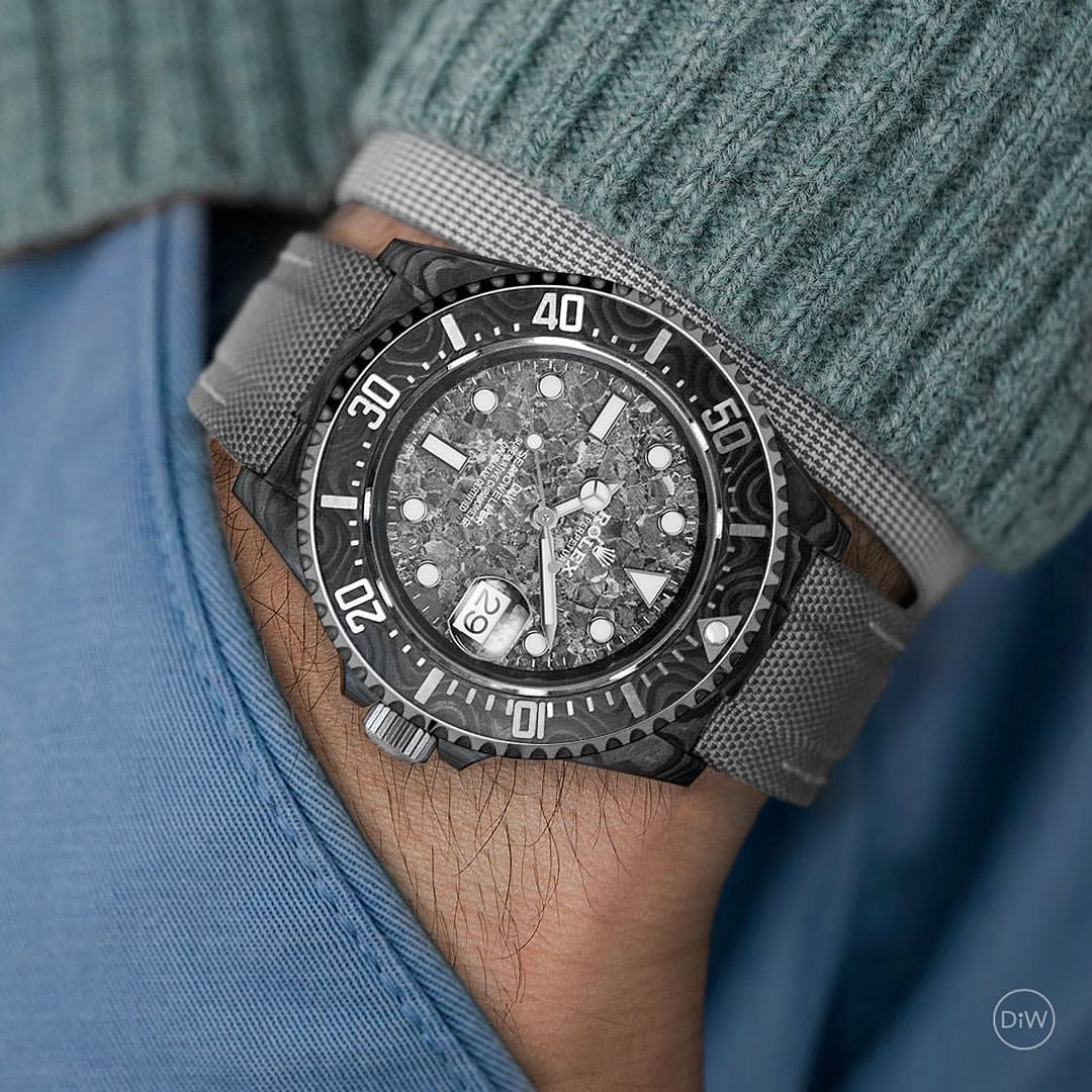 NTPT Carbon DiW Rolex Sea Dweller STONE GRAY 勞力士 海使型 DiW | WORLDTIMER