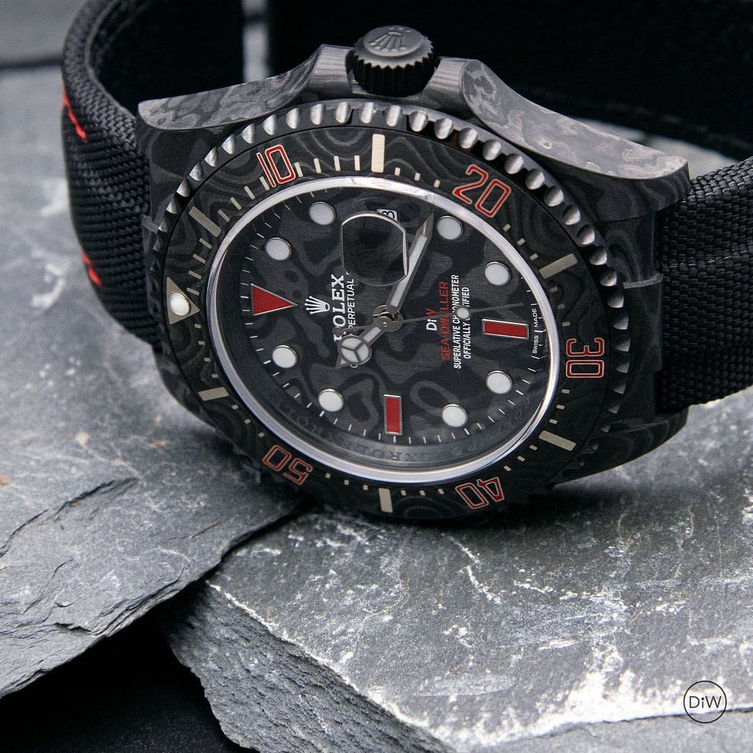 NTPT Carbon DiW Rolex Sea Dweller SPEEDSTER 勞力士 海使型 DiW | WORLDTIMER
