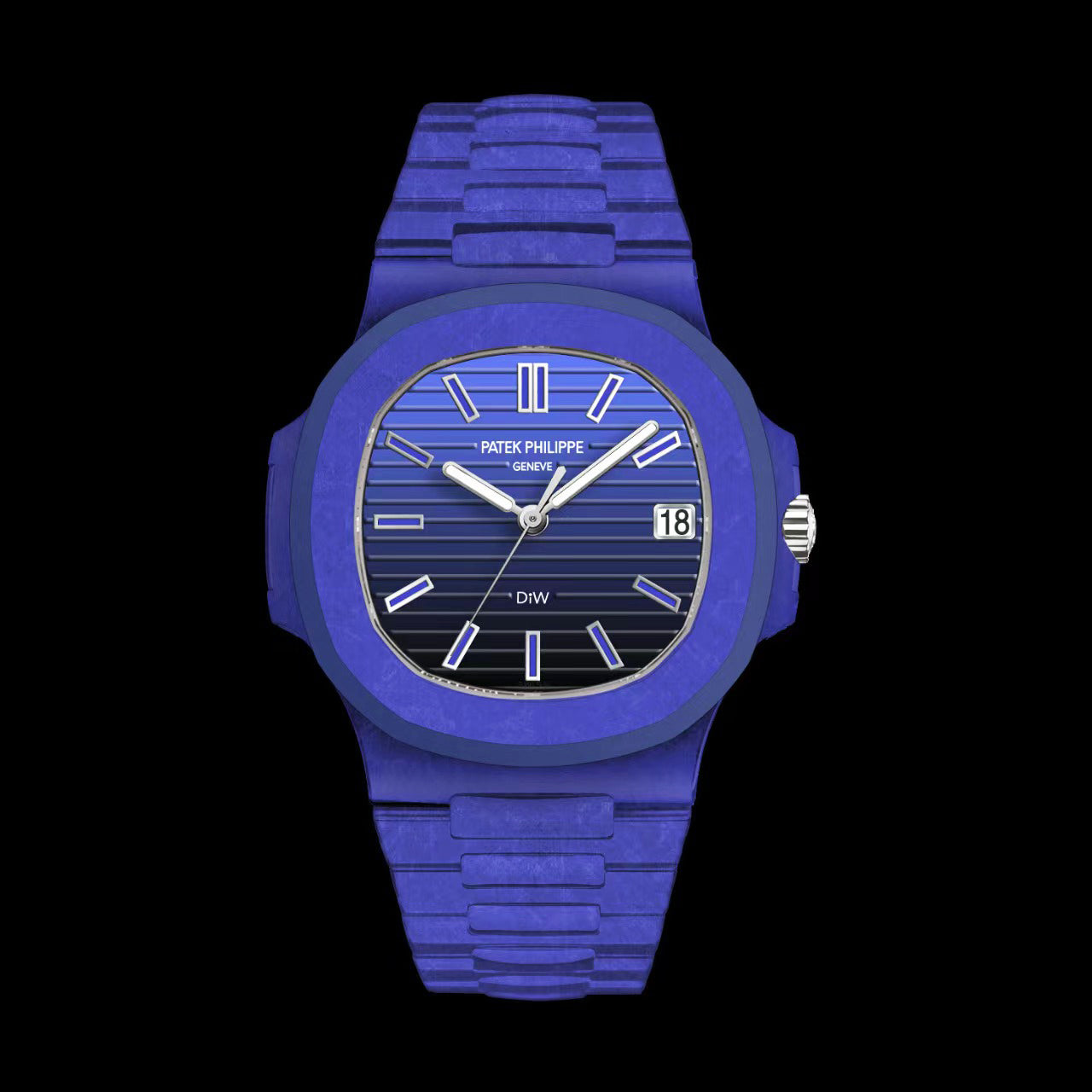 Patek Philippe DiW 百達翡麗 Blue Quartz Fiber Nautilus 5711/1A | WORLDTIMER