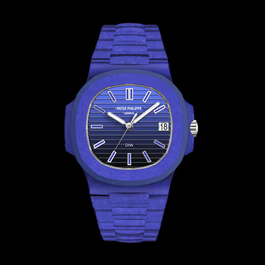 Patek Philippe DiW 百達翡麗 Blue Quartz Fiber Nautilus 5711/1A | WORLDTIMER