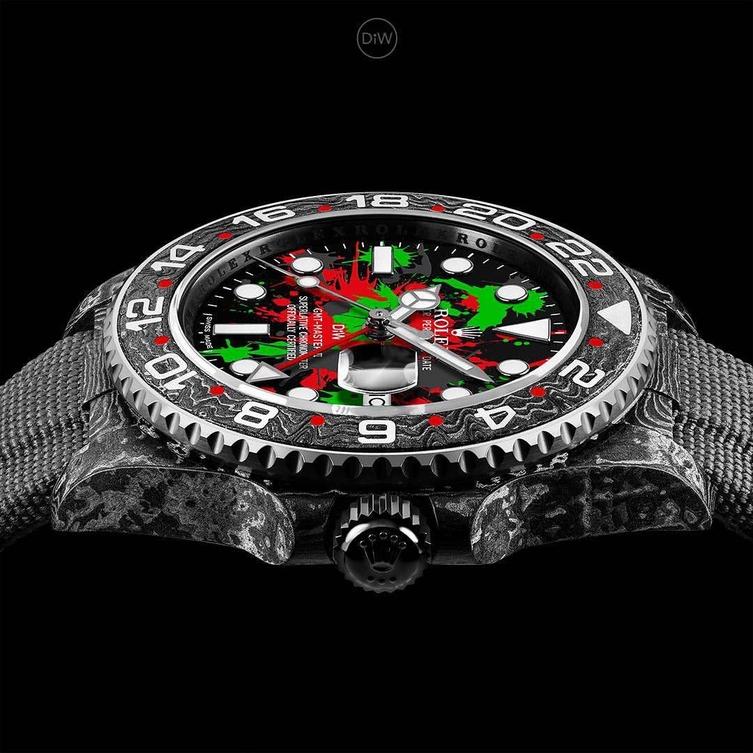 NTPT Carbon Rolex GMT Master 2 MOTLEY GMT 勞力士 格林尼治型 DiW | WORLDTIMER