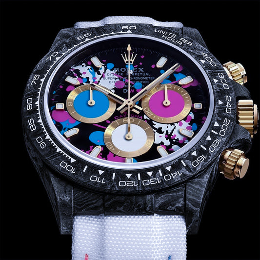NTPT Carbon Rolex DiW Daytona MOTLEY LADY UNIQUE 勞力士 地通拿 | WORLDTIMER