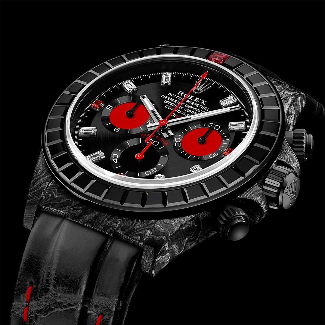 Rolex DiW Daytona RAINBOW BLACK 勞力士 地通拿 DiW | WORLDTIMER