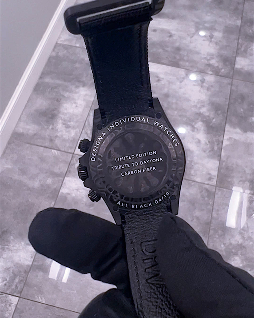 NTPT Carbon Rolex DiW Daytona ALL BLACK | WORLDTIMER