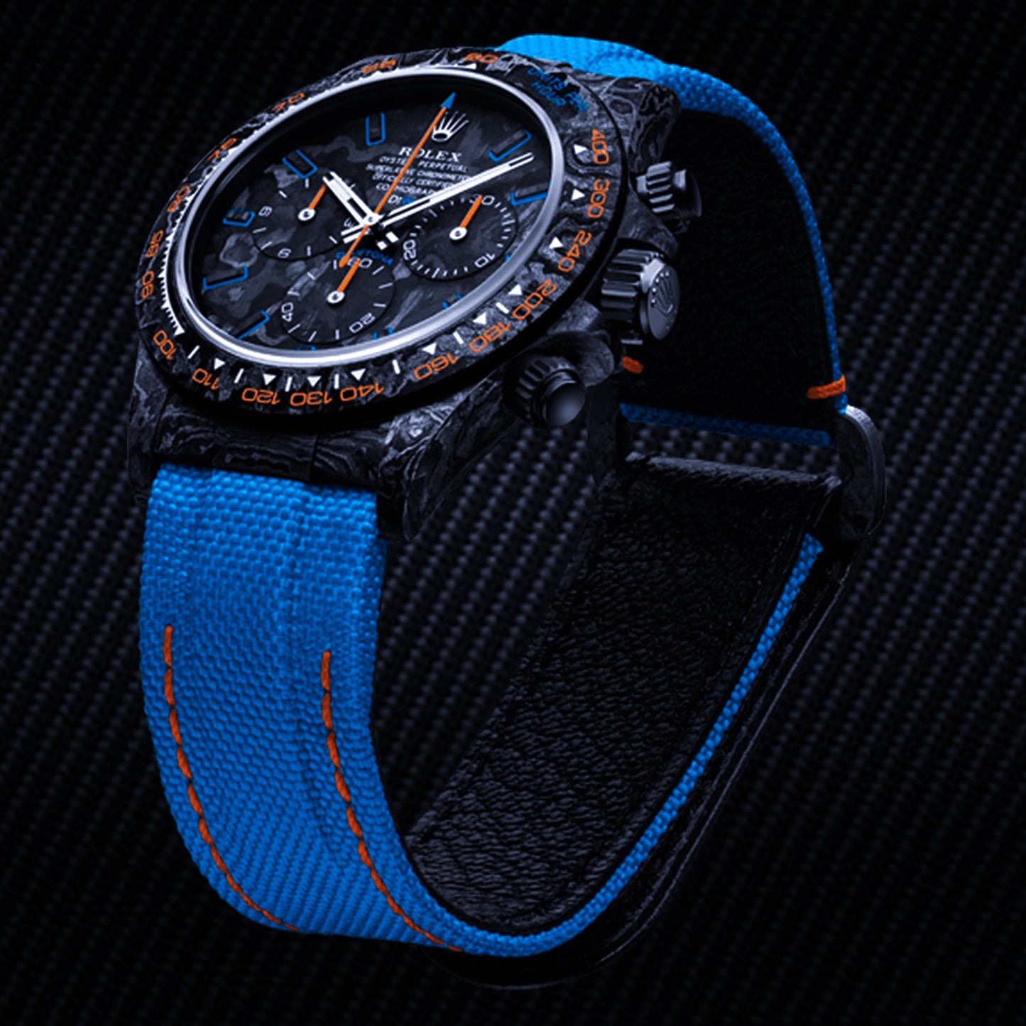Rolex DiW Daytona ALL CARBON TROPICAL 勞力士 地通拿 DiW | WORLDTIMER