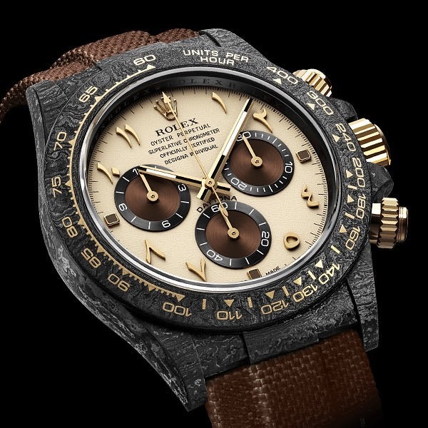 2021 Paper Rolex DiW Daytona "DESERT EAGLE ARABIC" Dealer Watch 2021年 勞力士DiW 碳纖維地通拿 | WORLDTIMER
