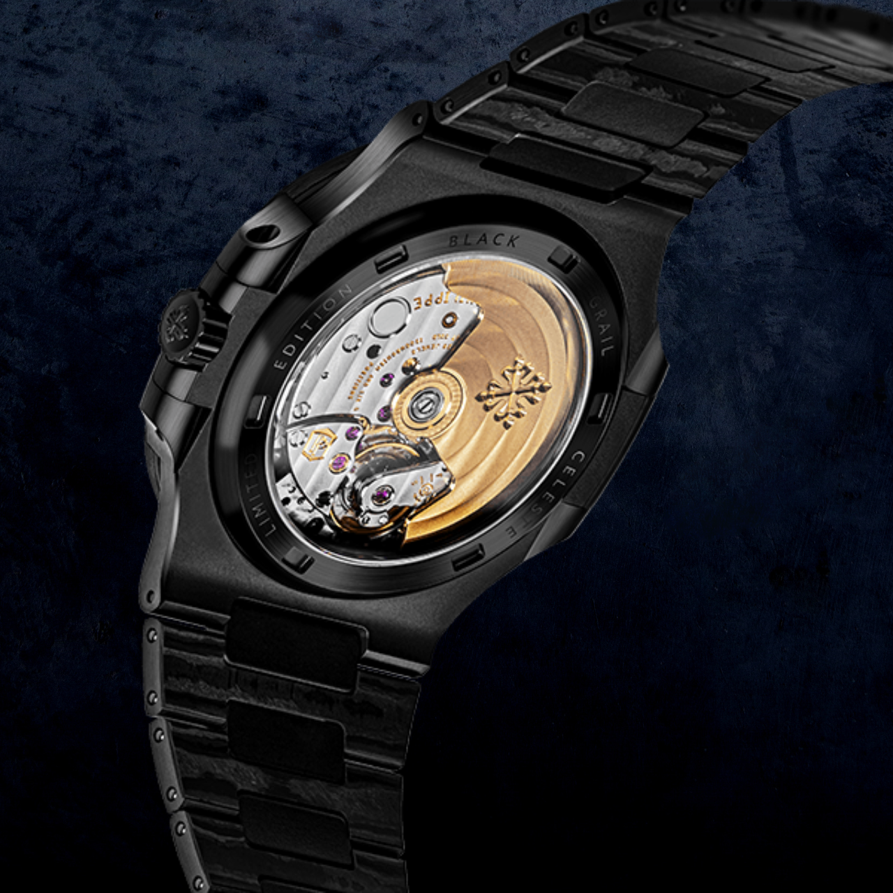 Patek Philippe DiW Carbon Nautilus 5711 "BLACK GRAIL CELESTE" | WORLDTIMER