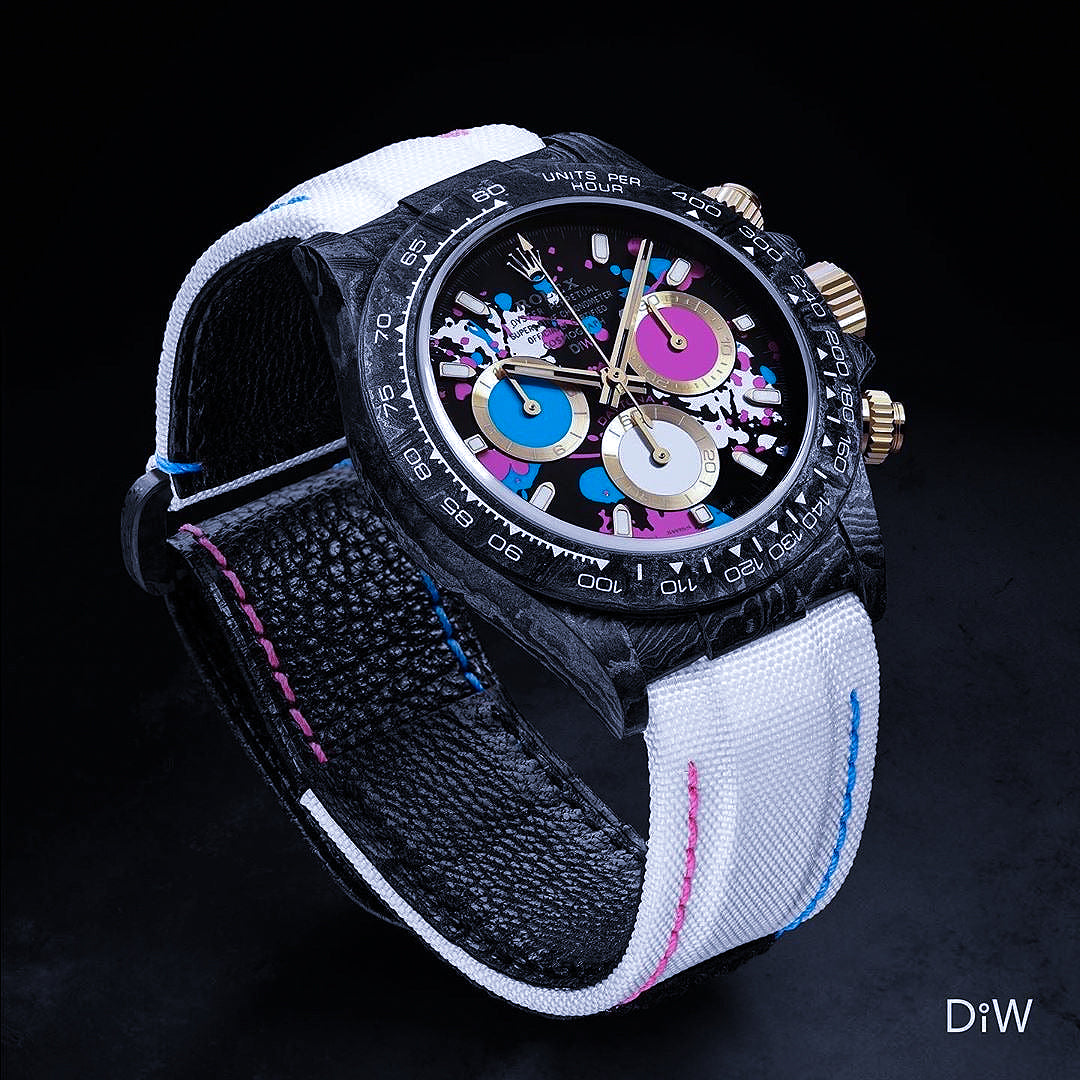 NTPT Carbon Rolex DiW Daytona MOTLEY LADY UNIQUE 勞力士 地通拿 | WORLDTIMER