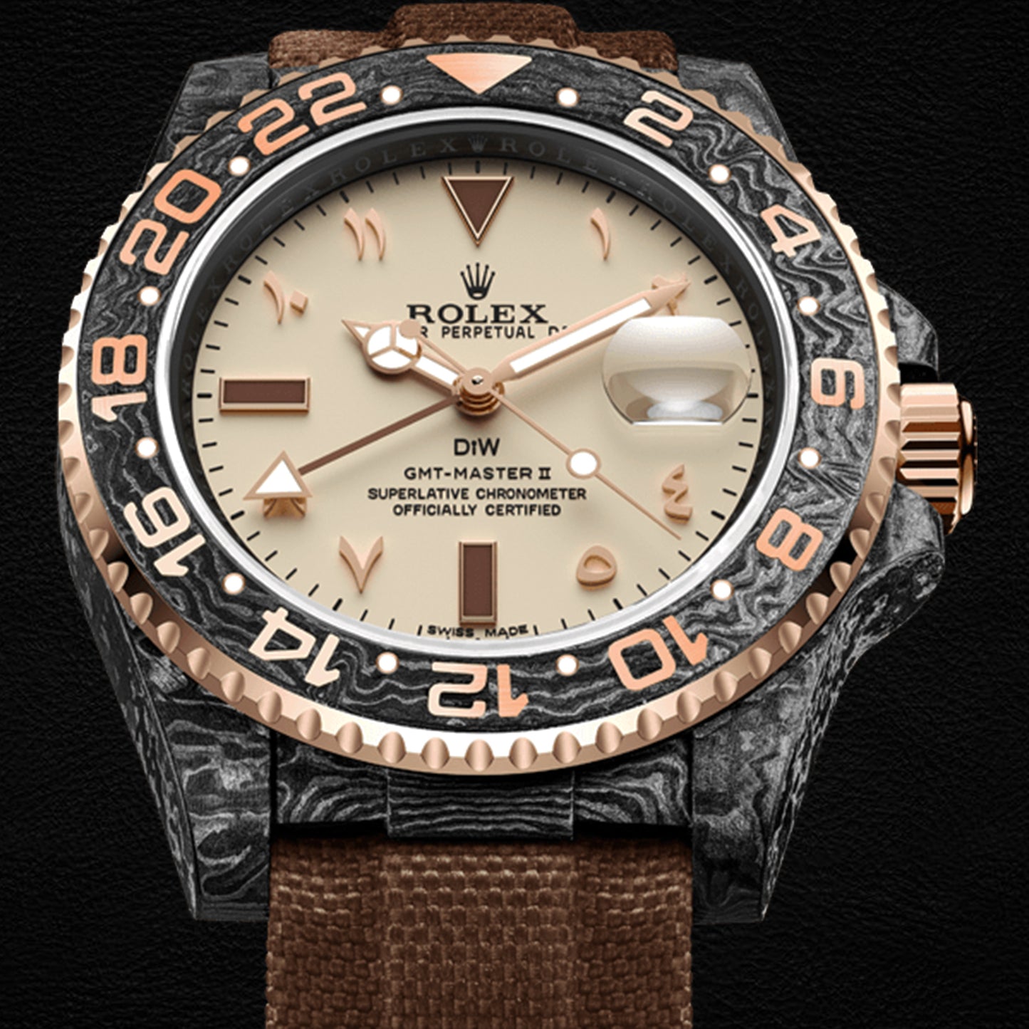 NTPT Carbon Rolex GMT Master 2 DE EVEROSE 勞力士 格林尼治型 DiW | WORLDTIMER