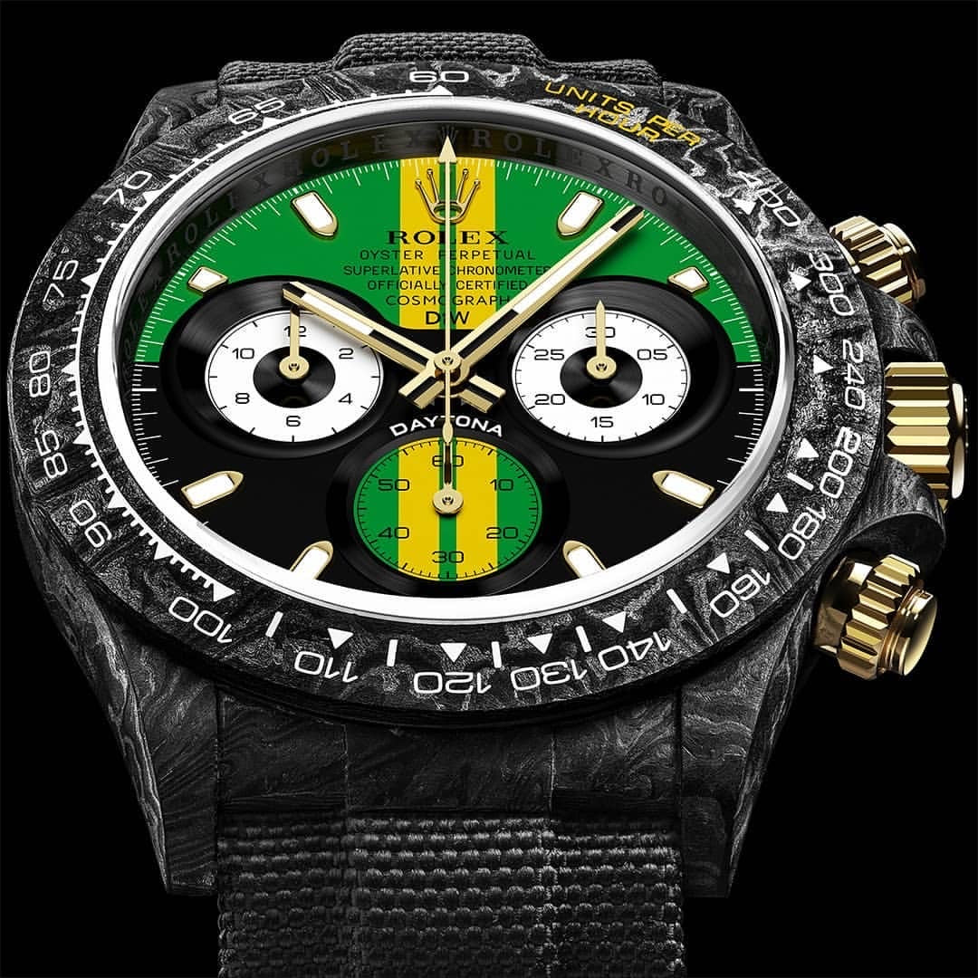 NTPT Carbon DiW Rolex Daytona "GT GREEN" 勞力士 地通拿 | WORLDTIMER
