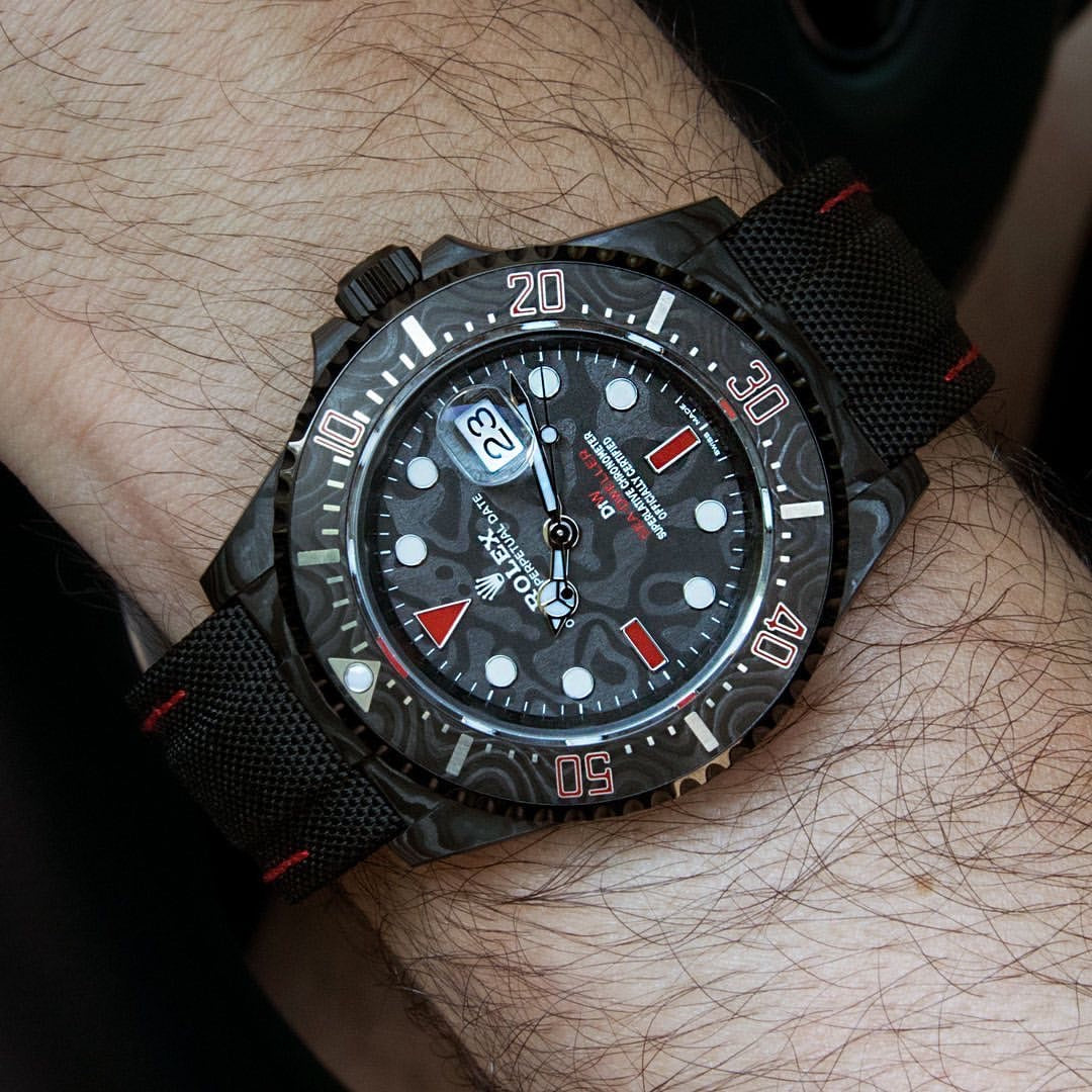 NTPT Carbon DiW Rolex Sea Dweller SPEEDSTER 勞力士 海使型 DiW | WORLDTIMER