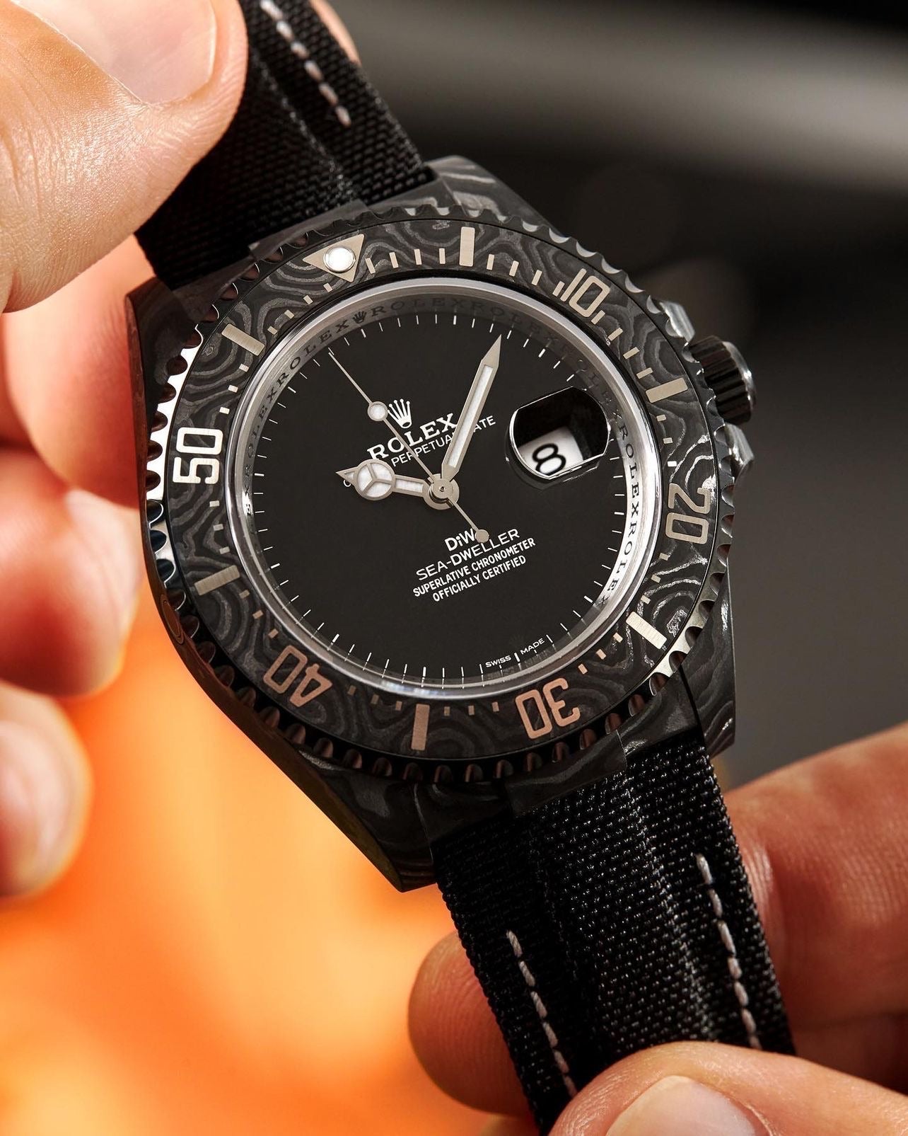 NTPT Carbon Rolex DiW Sea Dweller GHOST 勞力士 海使型 DiW | WORLDTIMER