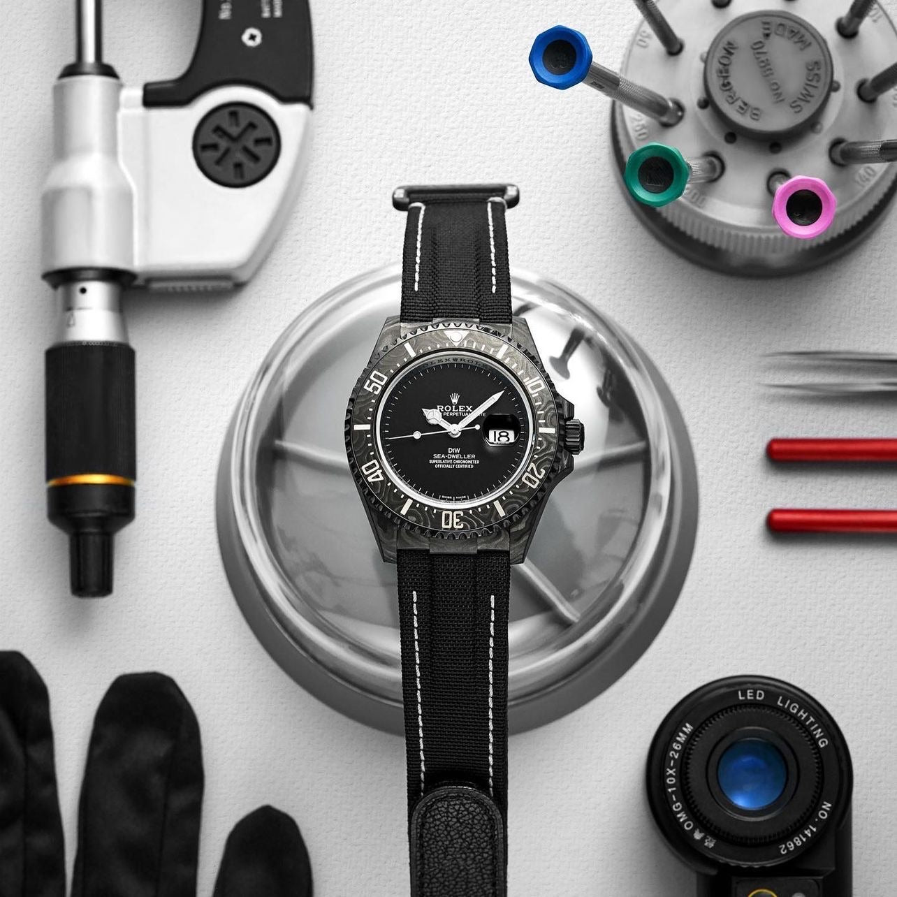 NTPT Carbon DiW Rolex Sea Dweller GHOST 勞力士 海使型 DiW | WORLDTIMER