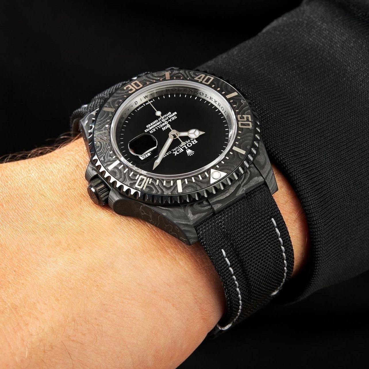NTPT Carbon Rolex DiW Sea Dweller GHOST 勞力士 海使型 DiW | WORLDTIMER