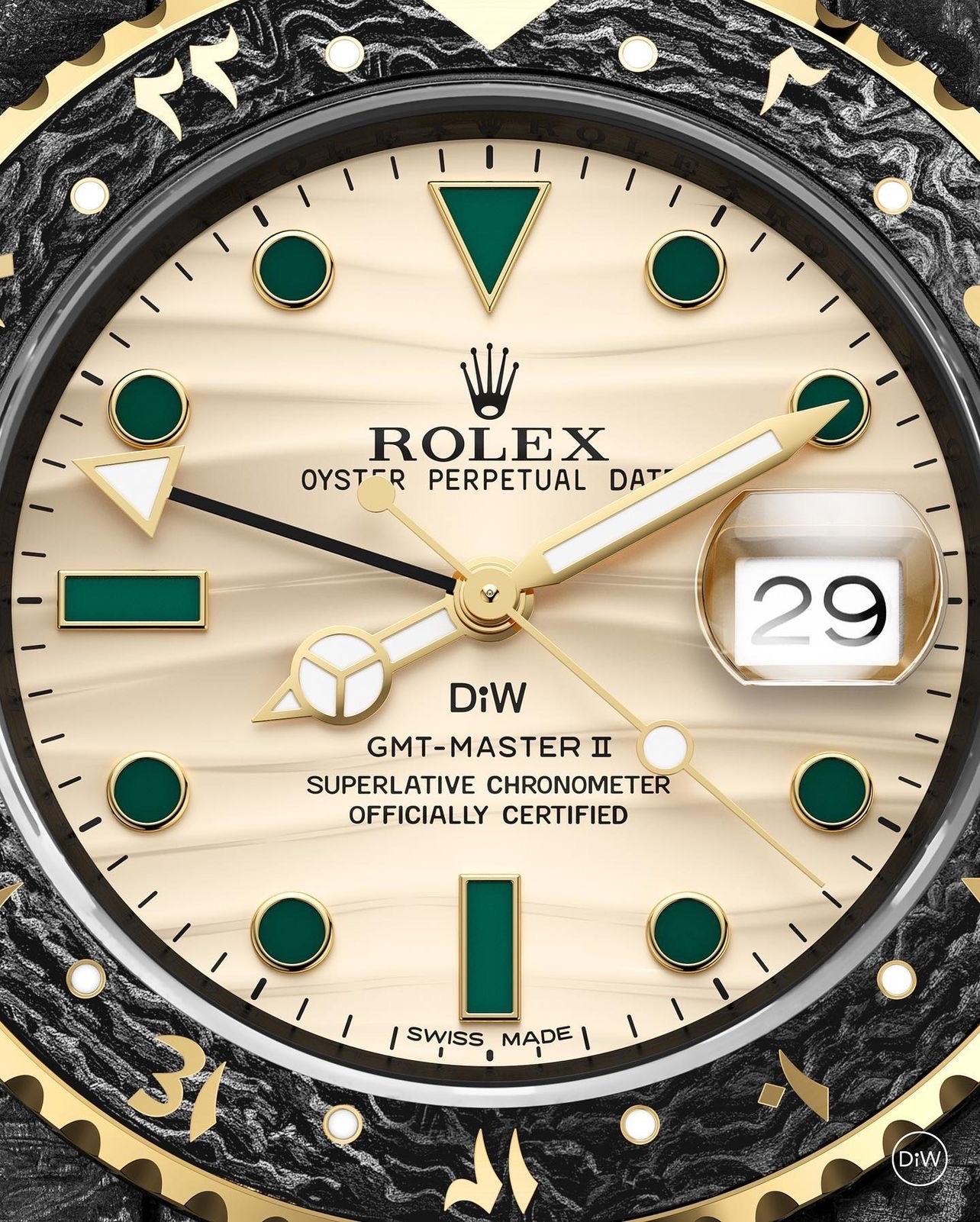 Carbon DiW Rolex GMT Master II "OASIS" 勞力士 格林尼治型 | WORLDTIMER