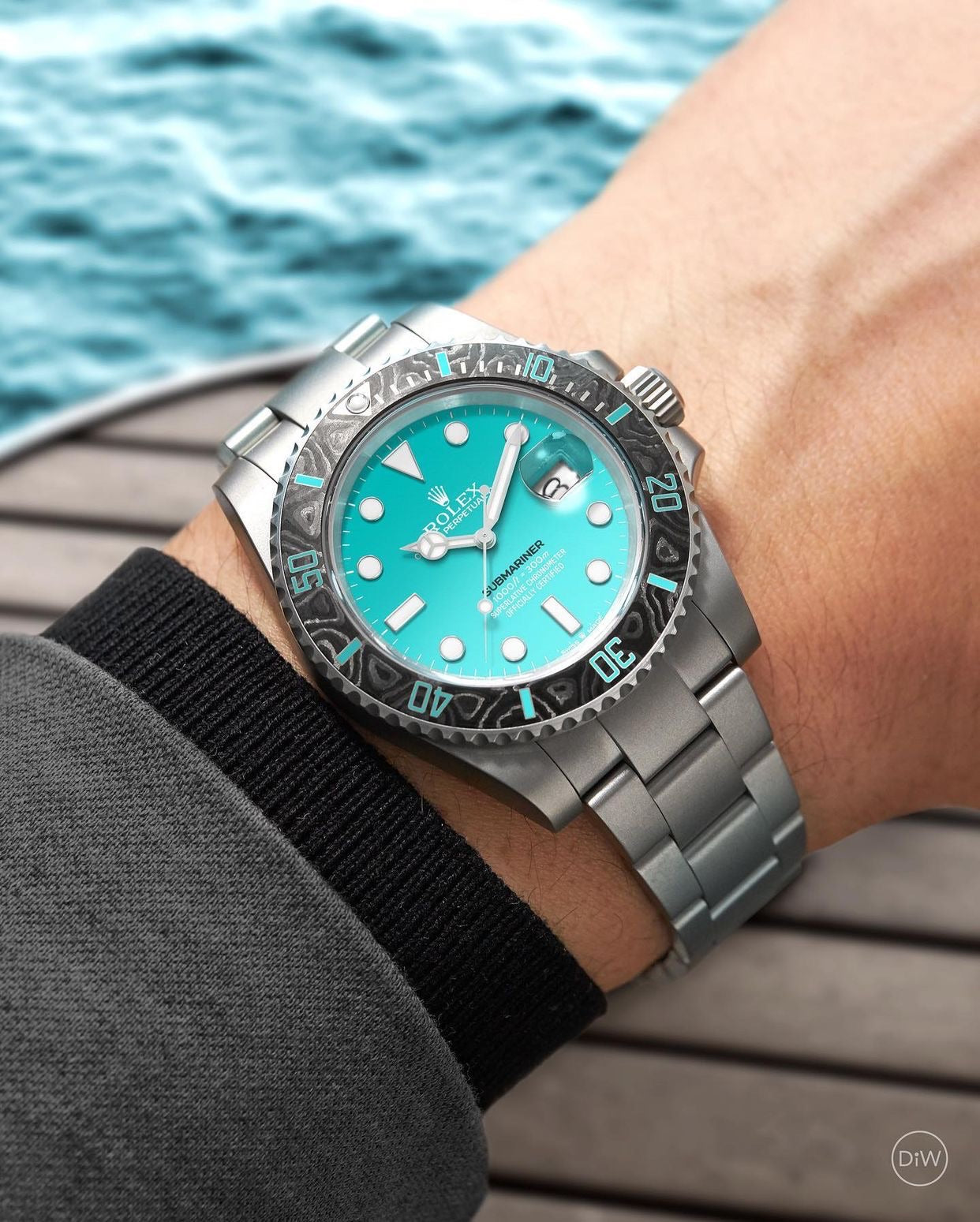 DiW Rolex Submariner AQUAMARINE 勞力士 藍水鬼 | WORLDTIMER