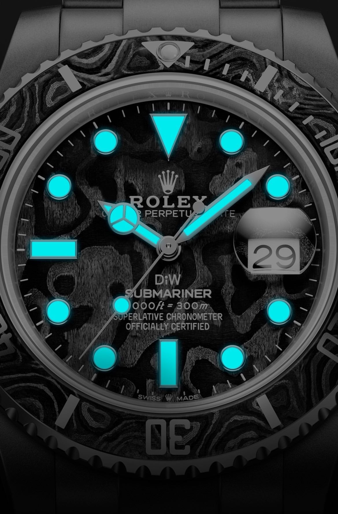 DiW Rolex Submariner Black "EOC" 勞力士 黑水鬼 | WORLDTIMER