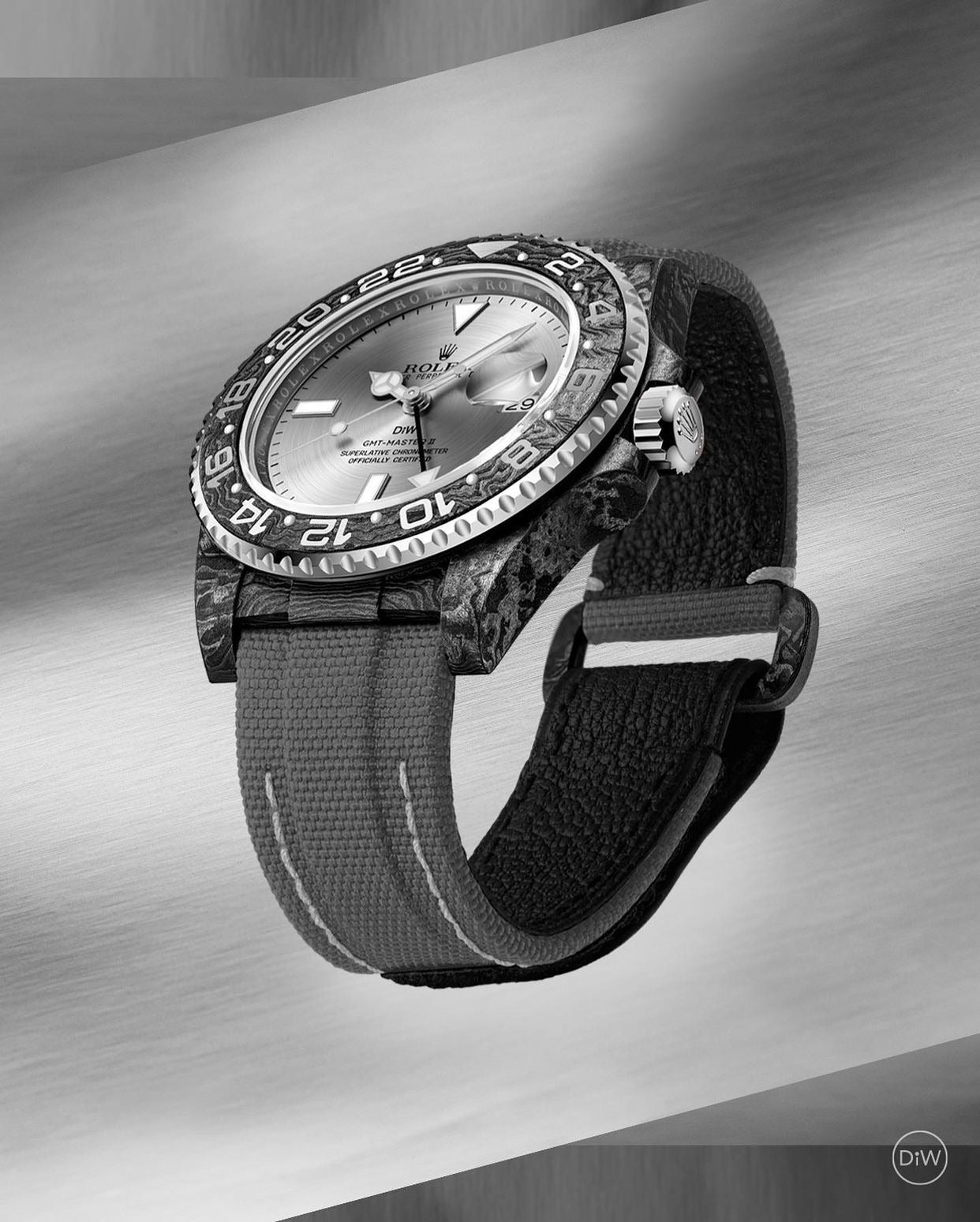NTPT Carbon Rolex GMT Master SILVER C 勞力士 格林尼治型 DiW | WORLDTIMER