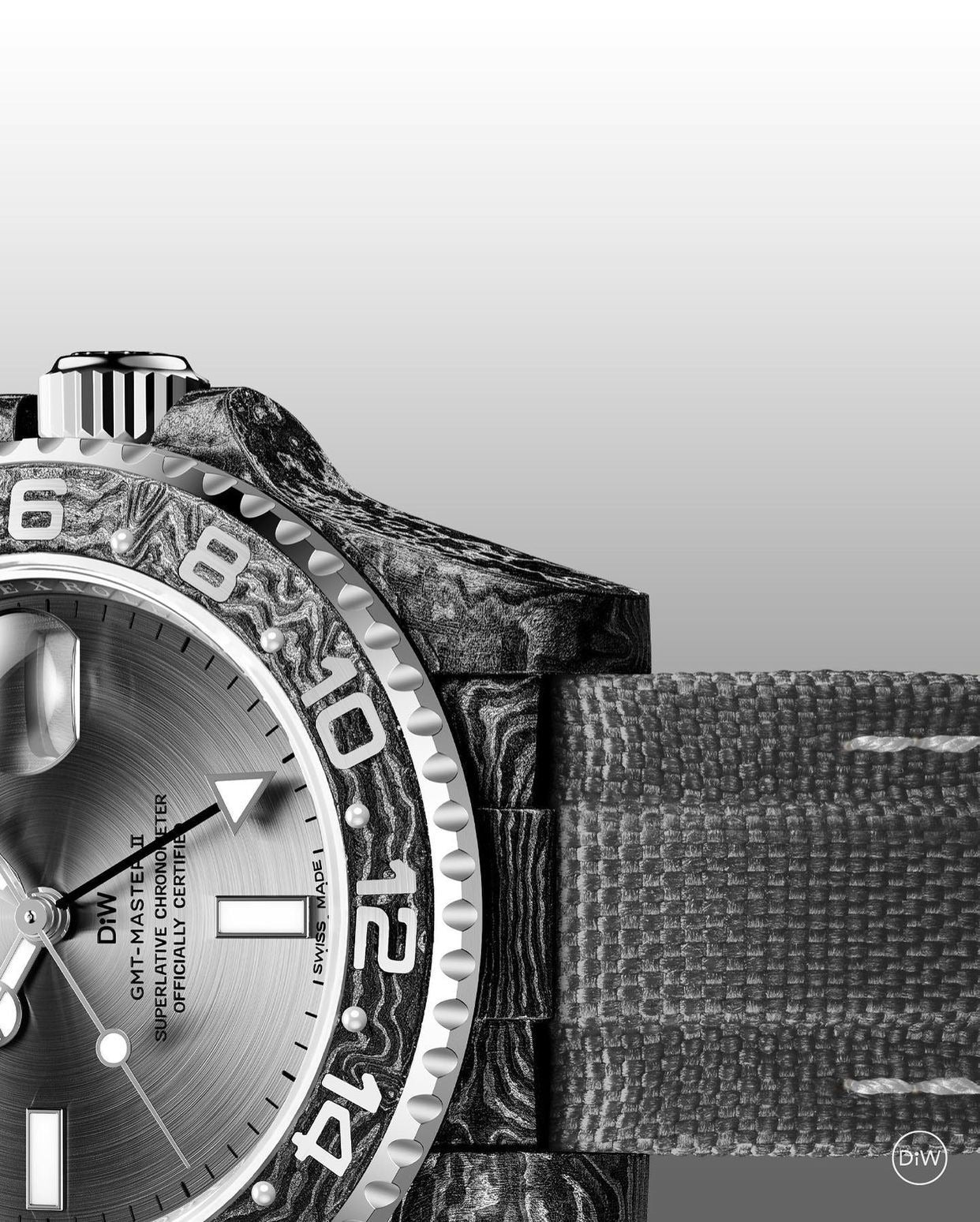 NTPT Carbon Rolex GMT Master SILVER C 勞力士 格林尼治型 DiW | WORLDTIMER