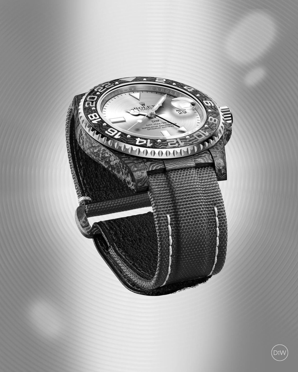 NTPT Carbon Rolex GMT Master SILVER C 勞力士 格林尼治型 DiW | WORLDTIMER