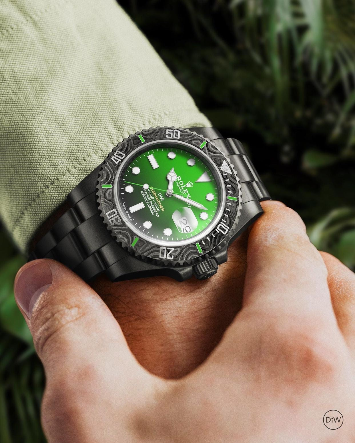 Rolex DiW Submariner PARAKEET 勞力士水鬼 | WORLDTIMER