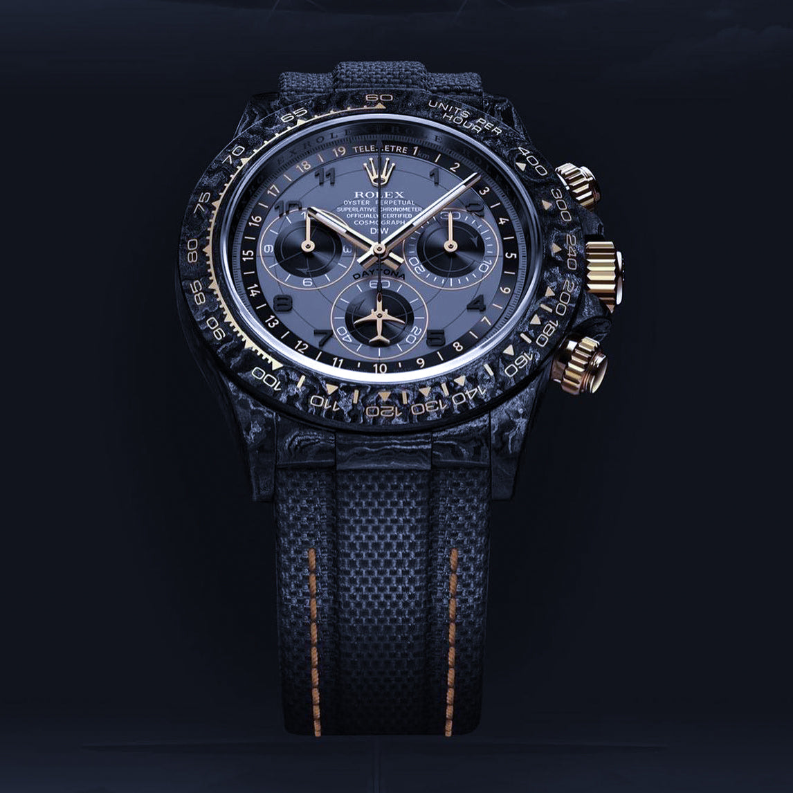 NTPT 碳纖 勞力士 地通拿 NTPT Carbon Rolex Daytona AVIA GREY | WORLDTIMER