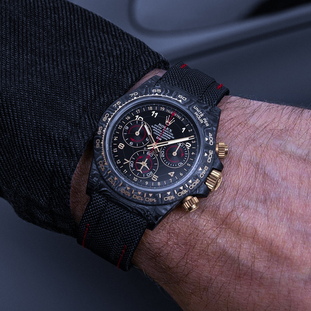 NTPT 碳纖 勞力士 DiW 地通拿 AVIA BLACK Rolex Daytona | WORLDTIMER