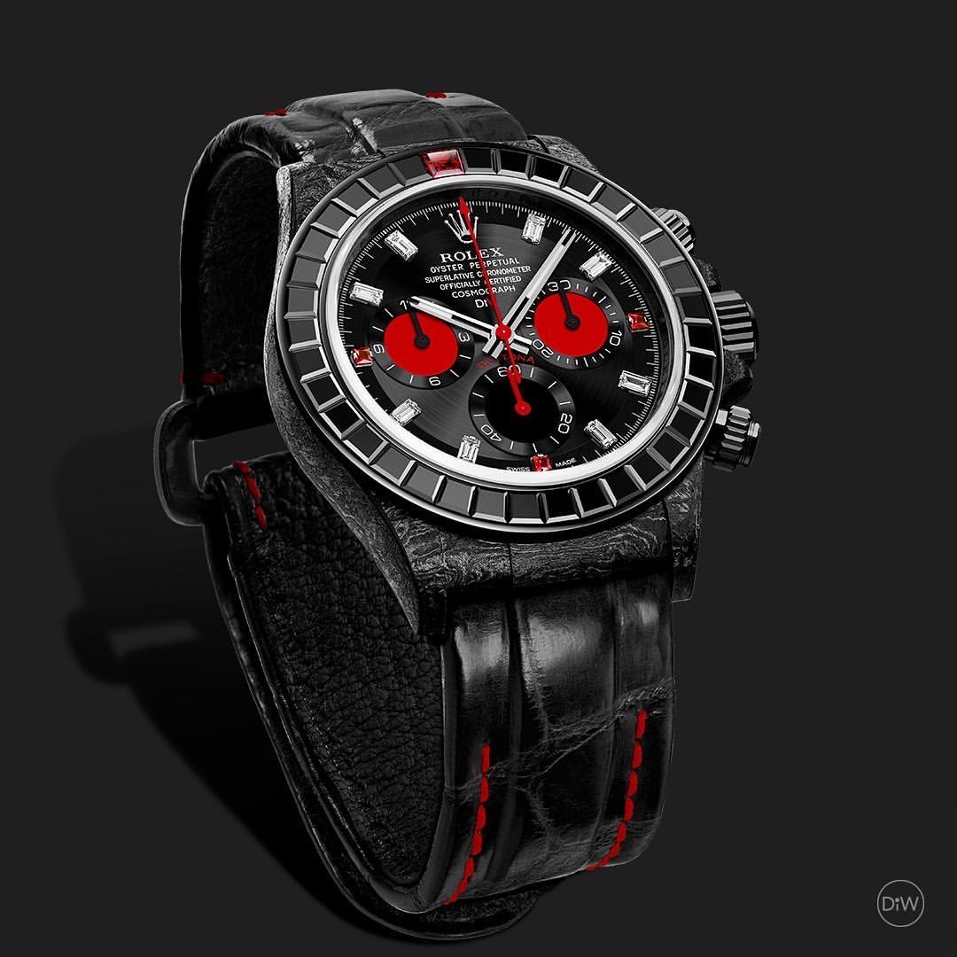 Rolex DiW Daytona RAINBOW BLACK 勞力士 地通拿 DiW | WORLDTIMER