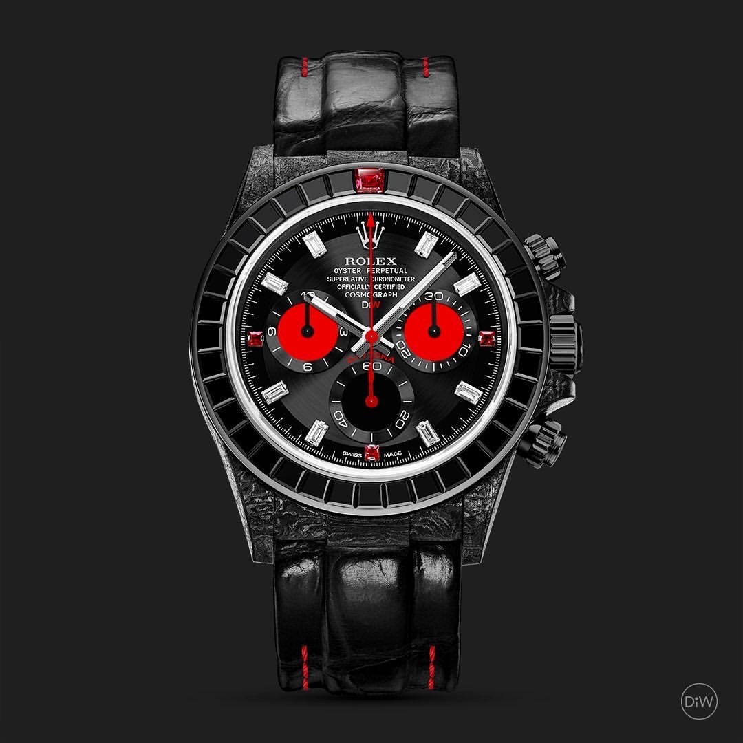 Rolex DiW Daytona RAINBOW BLACK 勞力士 地通拿 DiW | WORLDTIMER