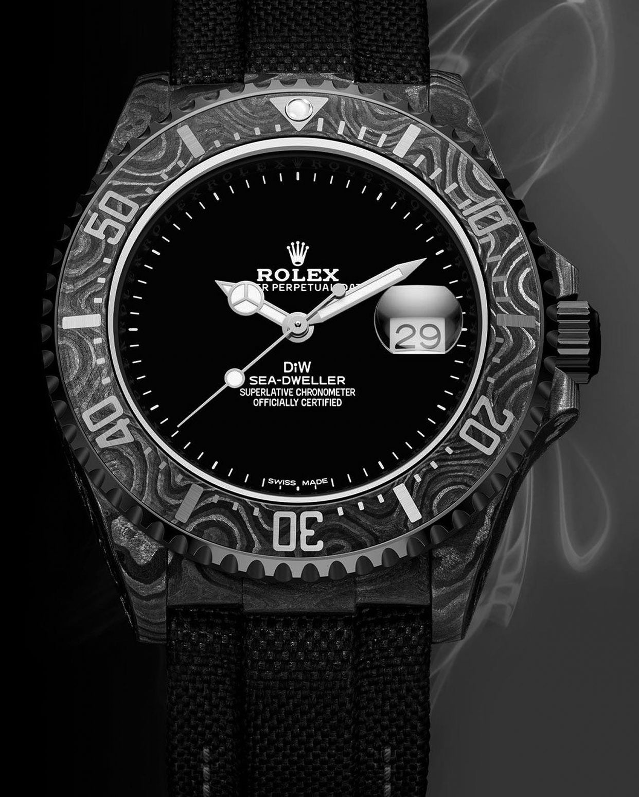 NTPT Carbon Rolex DiW Sea Dweller GHOST 勞力士 海使型 DiW | WORLDTIMER
