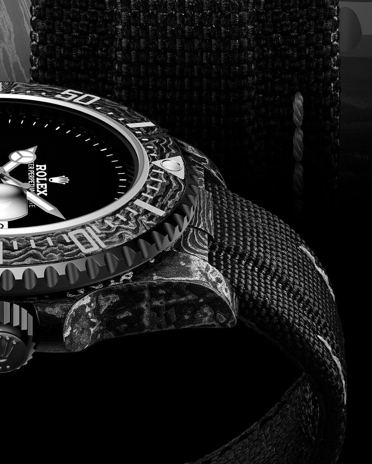 NTPT Carbon Rolex DiW Sea Dweller GHOST 勞力士 海使型 DiW | WORLDTIMER