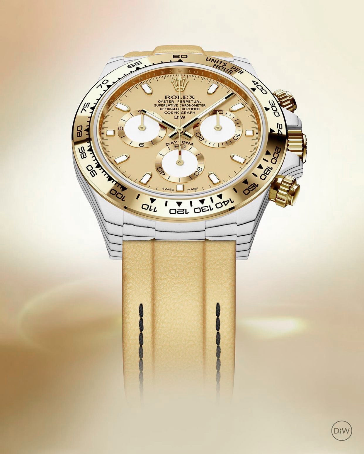 Rolex DiW Daytona GOLDEN ESSENCE 勞力士 地通拿 DiW | WORLDTIMER