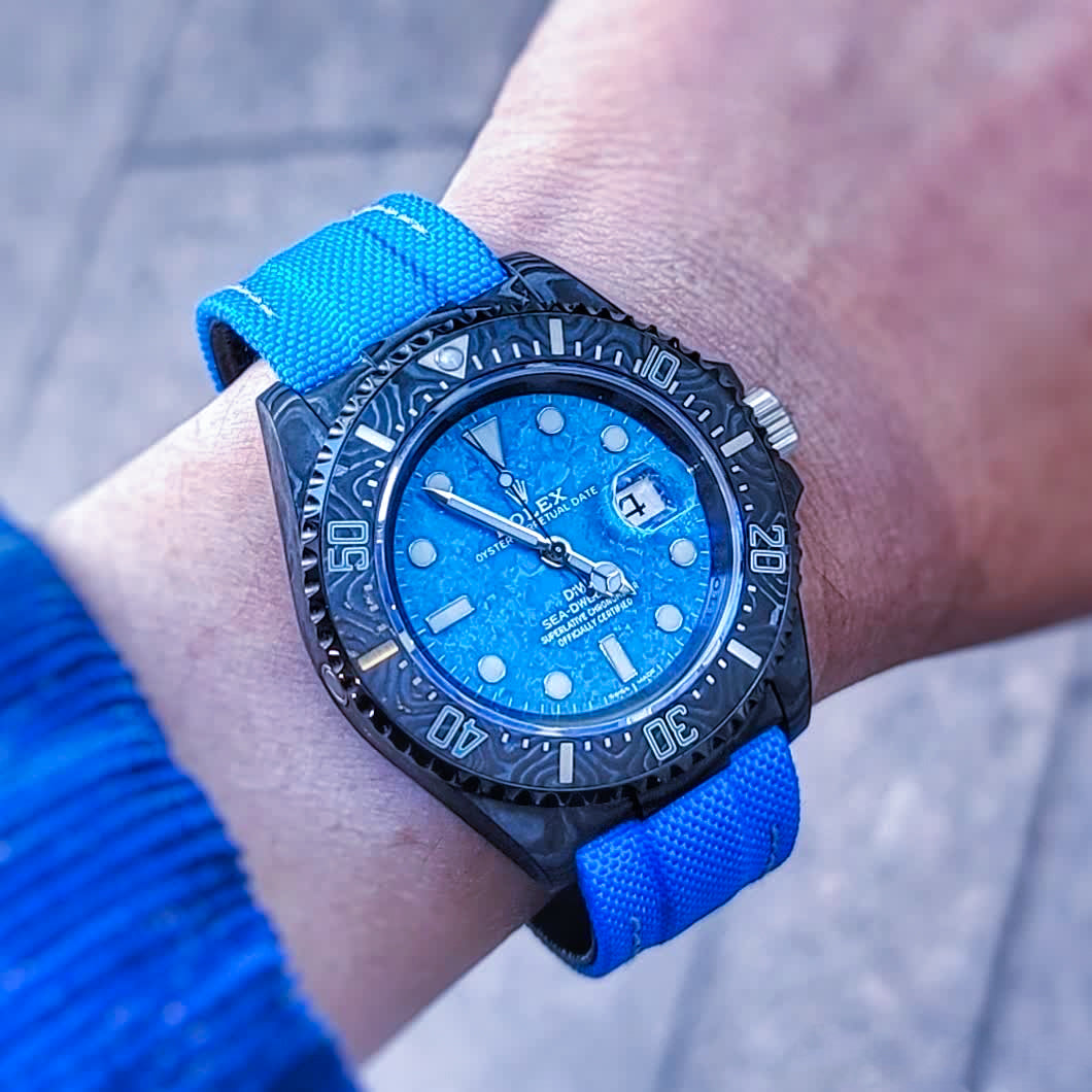 NTPT Carbon DiW Rolex Sea Dweller OCEAN BLUE 勞力士 海使型 DiW | WORLDTIMER