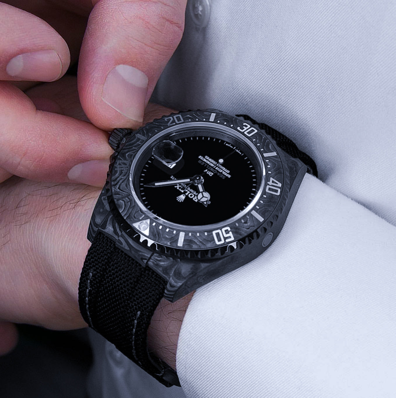 NTPT Carbon DiW Rolex Sea Dweller GHOST 勞力士 海使型 DiW | WORLDTIMER