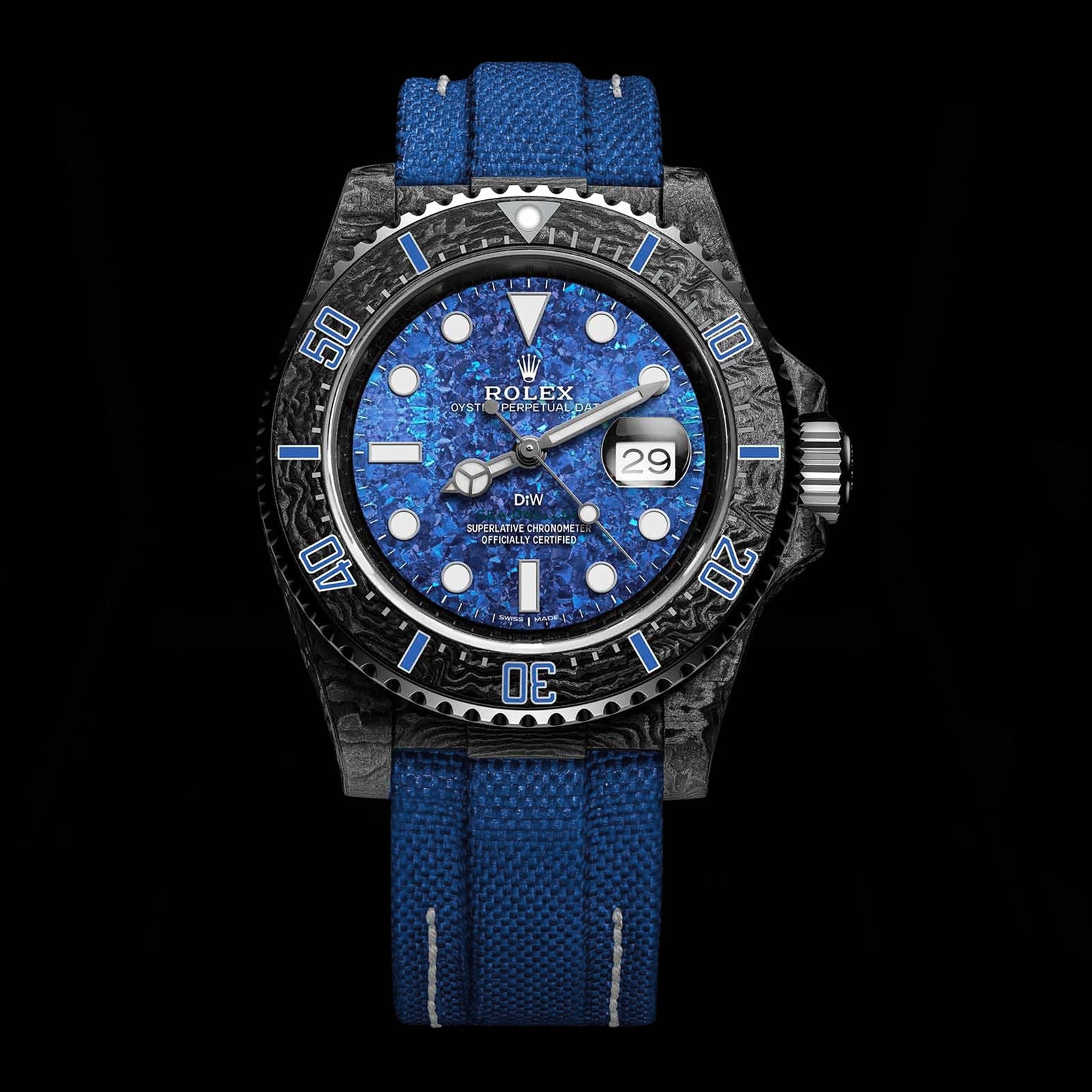 NTPT Carbon DiW Rolex Sea Dweller OCEAN BLUE 勞力士 海使型 DiW | WORLDTIMER