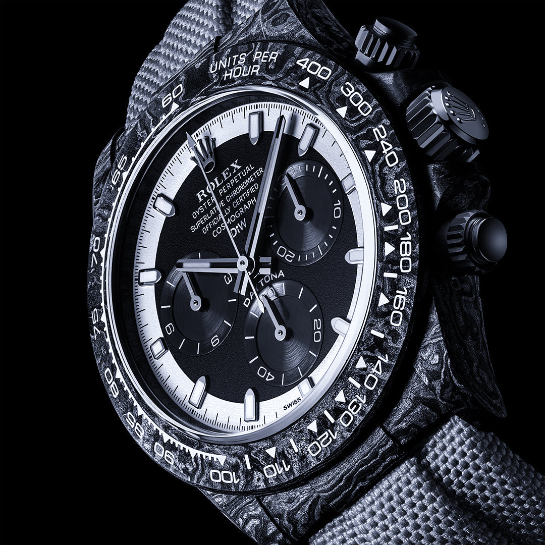 NTPT Carbon Rolex DiW Daytona CREAM INVERT 勞力士 地通拿 DiW | WORLDTIMER