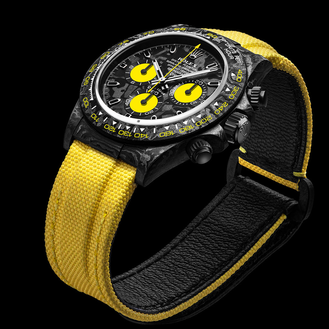 NTPT Carbon Rolex DiW Daytona LEMON EDITION 勞力士 地通拿 DiW | WORLDTIMER