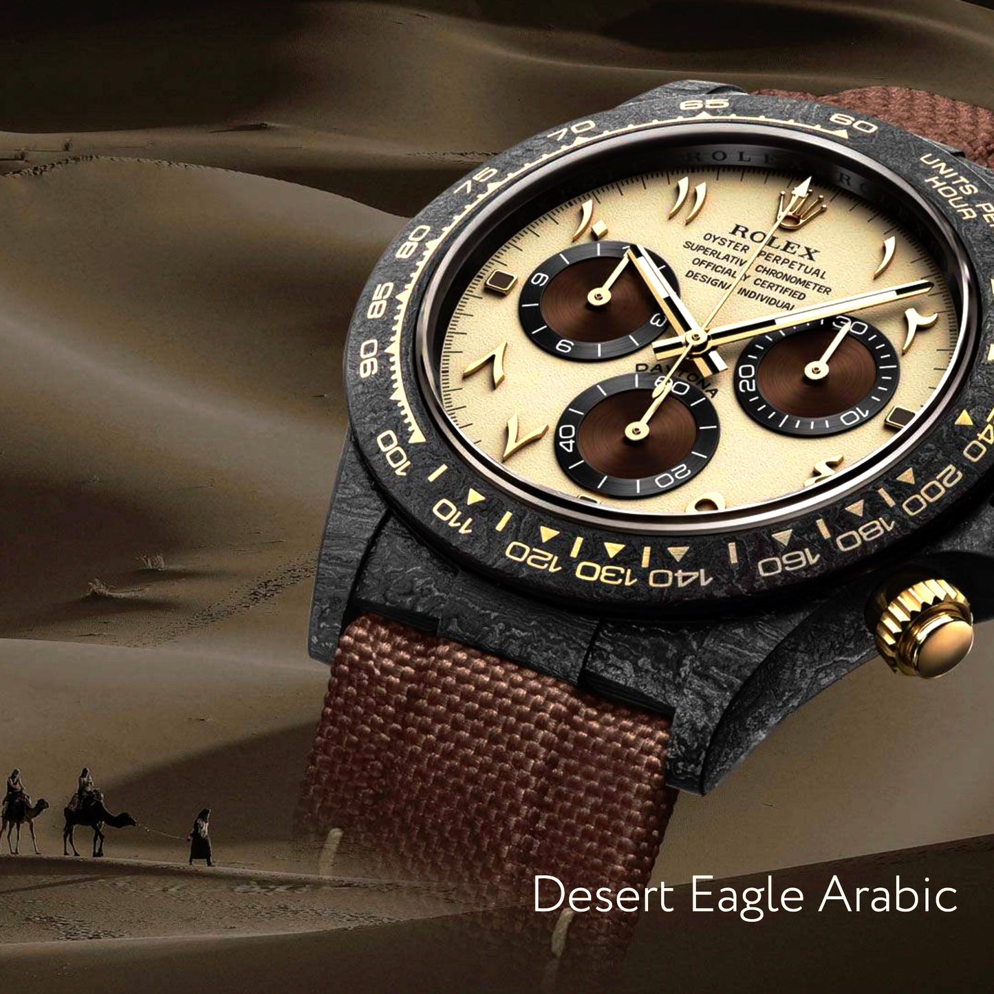 NTPT 碳纖 勞力士 DiW 地通拿 NTPT Carbon Rolex Daytona DESERT EAGLE ARABIC | WORLDTIMER