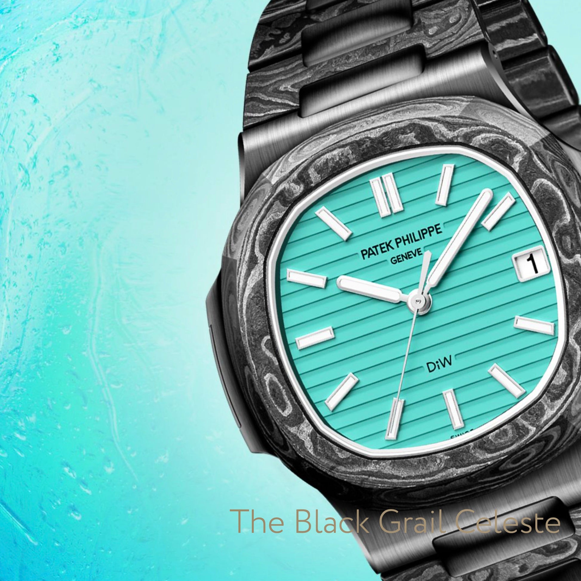 Patek Philippe DiW Carbon Nautilus 5711 BLACK GRAIL CELESTE | WORLDTIMER