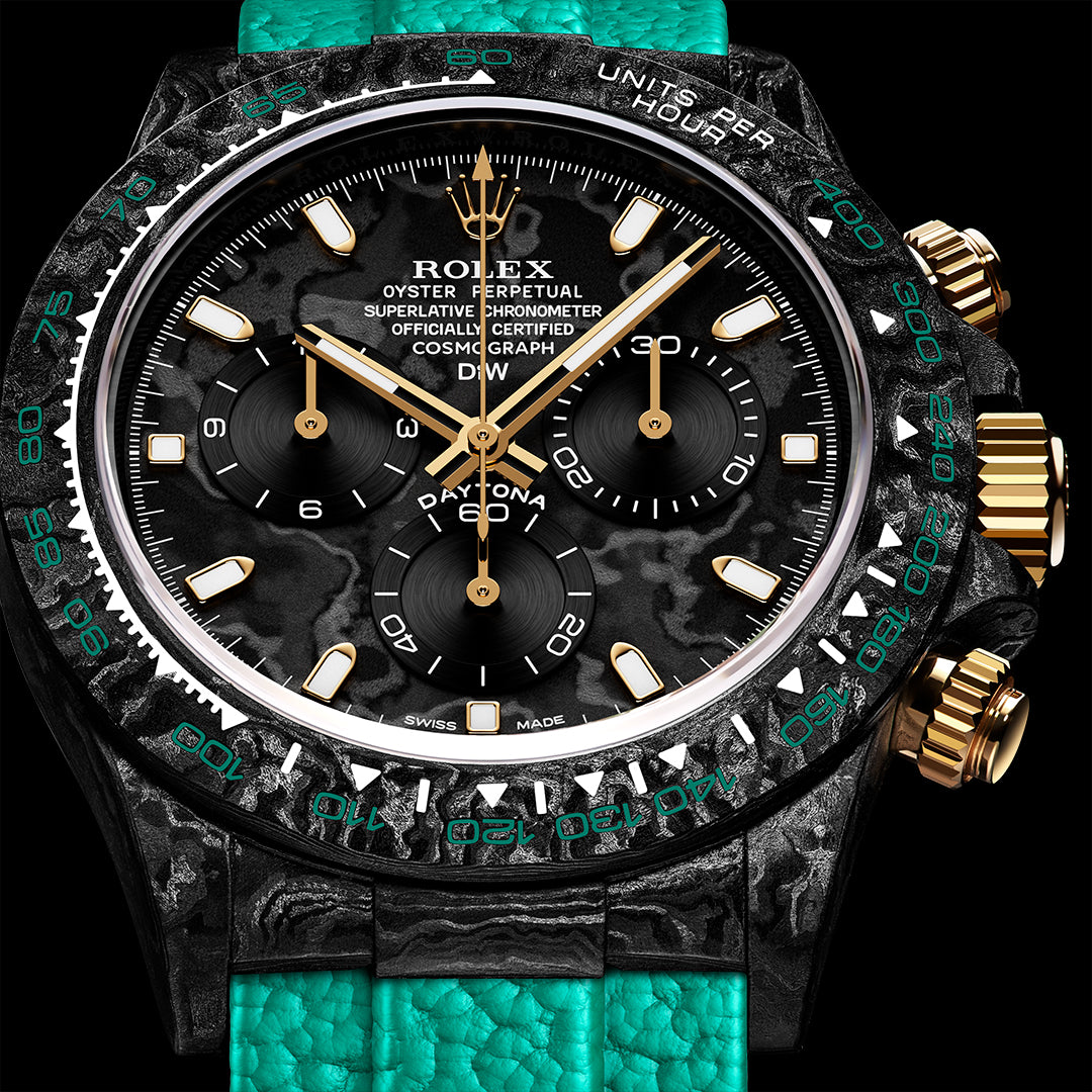 NTPT Carbon Rolex DiW Daytona EMERALD 勞力士 地通拿 DiW | WORLDTIMER